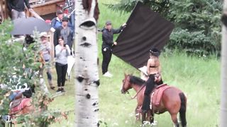 Candice Swanepoel & Josephine Skriver - Victoria's Secret photoshoot in Aspen