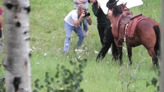 Candice Swanepoel & Josephine Skriver - Victoria's Secret photoshoot in Aspen