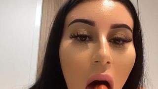 Mikaela Testa Dildo Blowjob Video | celebwhore.com