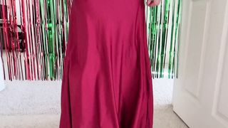 Christina Khalil Christmas Dress Strip Video | celebwhore