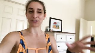 Christina Khalil Swimsuit Selfie Try On Video | celebwhore