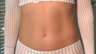 Vicky Stark White Nightly Lingerie Try On Video | celebwhore