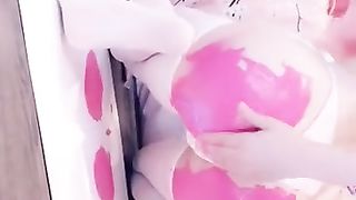 Belle Delphine Ass Painting Video