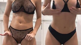 Vicky Stark See Thru Black Lingerie Video Leaked | celebwhore