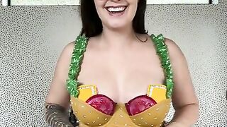 NEW: Meg Turney Cheeseburger Lingerie Haul Video Leaked | celebwhore
