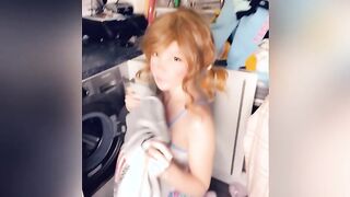 Belle Delphine Stuck in the Dryer Fucking Video Leaked | celebwhore
