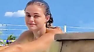 Megan Guthrie Nude Swimming Pool Hot Video Premium | celebwhore