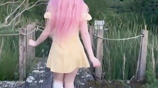 Belle Delphine Nude Running Outdoor Video Leaked | @celebwhore.com