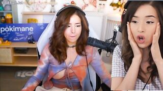 POKIMANE SHOWS HER TITS ON TWITCH LIVE STREAM (FULL CLIP)